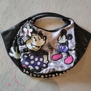 Disney Couture large Minnie Mickey hobo bag purse